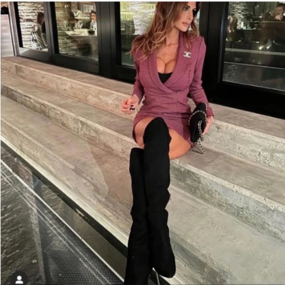 Zara pink and black blazer dress - Picture 15 of 16